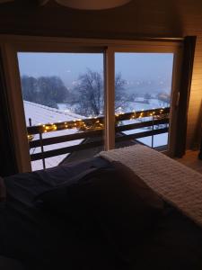 Postel nebo postele na pokoji v ubytování Chalet de la Sablière