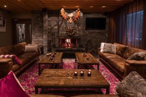 Χώρος καθιστικού στο Beana Laponia - Wilderness boutique hotel with safaris