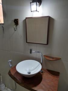 Bathroom sa Pousada Bougainville