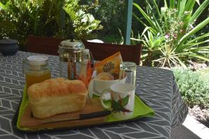 Breakfast options available to guests at Beechs' Brook Rainforest Retreat