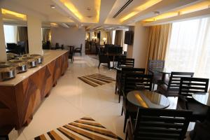 A seating area at Lagos Continental Hotel