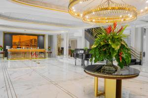 Vstupní hala nebo recepce v ubytování Hotel Savoy Homann + 37 fotografií