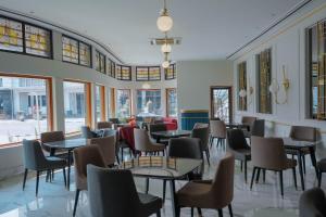 En restaurang eller annat matställe på Hotel Savoy Homann