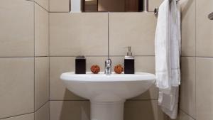 Koupelna v ubytování Hotel Nordhausen