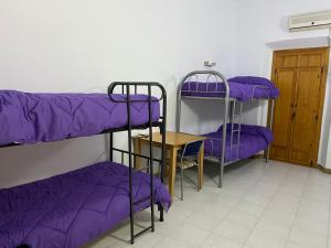 Posteľ alebo postele v izbe v ubytovaní Albergue las Veletas