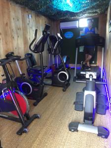 Fitness centrum a/nebo fitness zařízení v ubytování CAMPING PARADIS FAMILY des ISSOUX