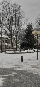 Lovecký Apartmán na náměstí ve Frenštátě pod Radhoštěm v zime