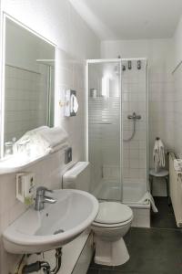 Bathroom sa Hotel Hiltruper Hof