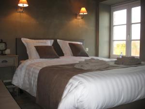 Postel nebo postele na pokoji v ubytování 't Hooghe Licht Bed & Breakfast