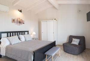 Postel nebo postele na pokoji v ubytování Podere n°8 Agriturismo in Maremma