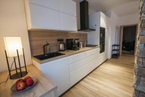 A kitchen or kitchenette at Apartment No25 Residence Javor