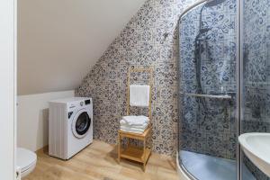 Ванная комната в Apartments Satva