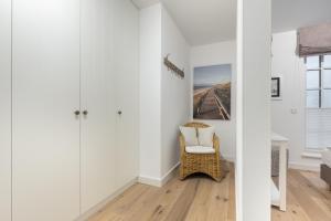 Posezení v ubytování Strandgut Wohnung 5