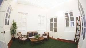 Posezení v ubytování Casa de la Alegría