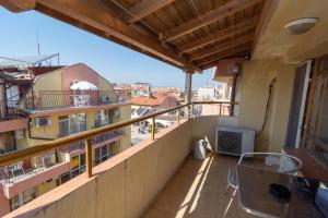A balcony or terrace at Fener Guest House