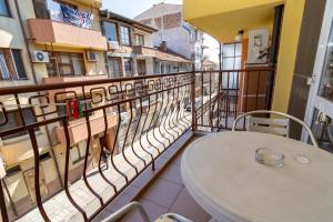 A balcony or terrace at Fener Guest House