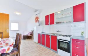Kuchyň nebo kuchyňský kout v ubytování Apartmani Vugec, Povljana - Pag