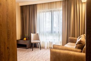 Χώρος καθιστικού στο NEW Garni Hotel FILIA