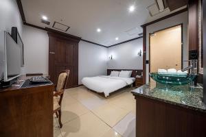 חדר רחצה ב-Hotel Cullinan Yongin