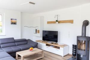TV a/nebo společenská místnost v ubytování Fewo-Waterkant