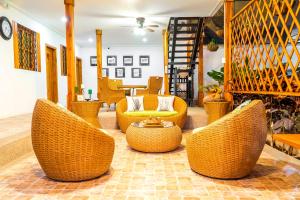 Istumisnurk majutusasutuses Hotel Boutique Platanal