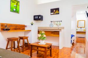 TV a/nebo společenská místnost v ubytování Hotel Boutique Platanal