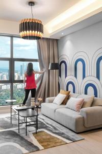Posezení v ubytování AMI Suites - Arte Mont Kiara