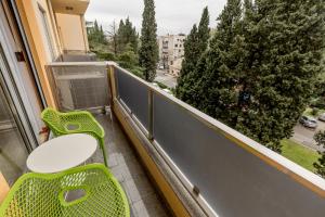 Balkón nebo terasa v ubytování Apartments Athos