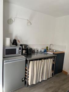 Kuchyň nebo kuchyňský kout v ubytování B&B - Entre terre et mer