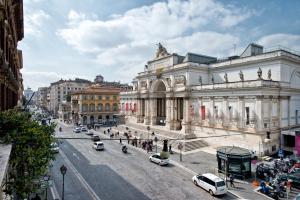 Uma visão geral de Roma ou uma vista da cidade tirada do hotel