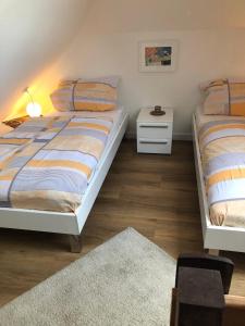 Postel nebo postele na pokoji v ubytování Ferienwohnung Giese