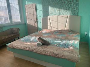 Postel nebo postele na pokoji v ubytování Room Oaza Miru