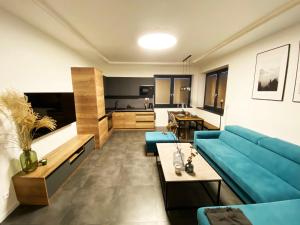 A seating area at Apartmány Elli