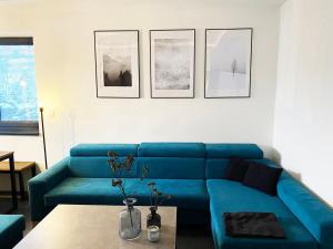 A seating area at Apartmány Elli
