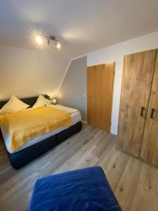 Postel nebo postele na pokoji v ubytování Appartementhaus Nolting