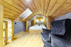 Posteľ alebo postele v izbe v ubytovaní Aparthotel Giewont