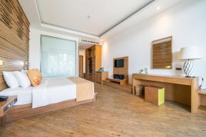 Letto o letti in una camera di Sai Kaew Beach Resort