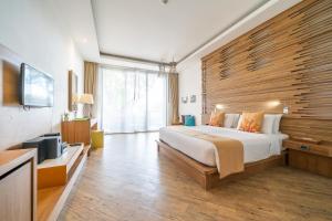 Letto o letti in una camera di Sai Kaew Beach Resort