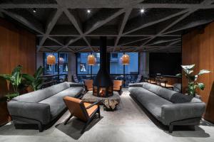 Istumisnurk majutusasutuses Baza Smart Hotel