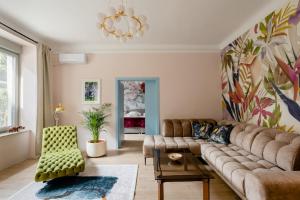 Posezení v ubytování Apartment A.B.S. Secret Oasis
