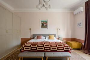 Postel nebo postele na pokoji v ubytování Apartment A.B.S. Secret Oasis