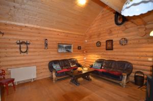 Posezení v ubytování Chalet mit 7.000 m2 Land und wunderschöne Aussicht