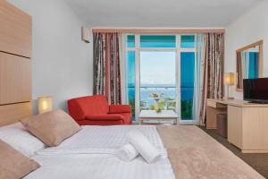 Posteľ alebo postele v izbe v ubytovaní Magal Maradiso Hotel by Aminess