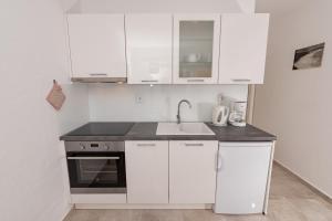 Kuchyň nebo kuchyňský kout v ubytování Apartments Magdalena