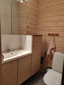 Koupelna v ubytování Villa Aurinkoranta