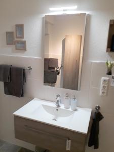 Koupelna v ubytování Privatzimmer Spahn in Mühlheim
