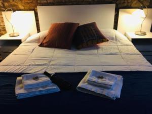 Cama ou camas em um quarto em Estudio Taller de Tejas Colonia B&B