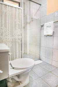 Koupelna v ubytování Hotel El Auca