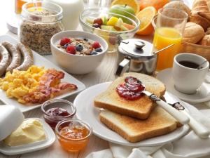 Opcije za doručak na raspolaganju gostima u objektu Bayshore Inn