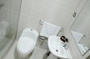 Bilik mandi di Houseboat Zaindari Palace